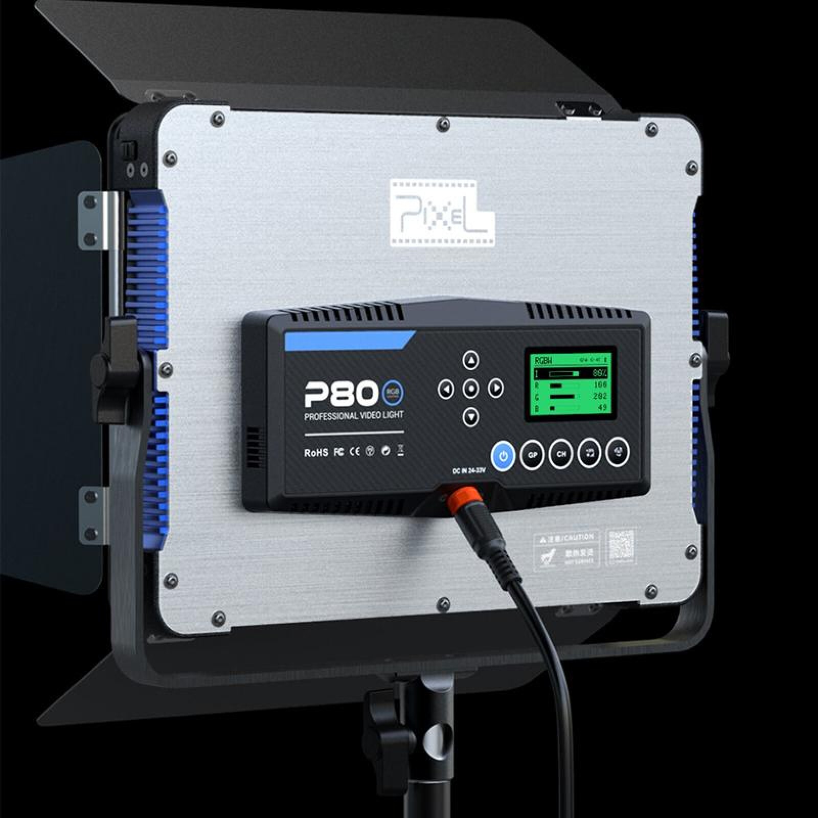 x2 panneaux LED Pixel P80 (RGB) + réflecteur 5 en 1 (110cm) - Photo 2 sur 3