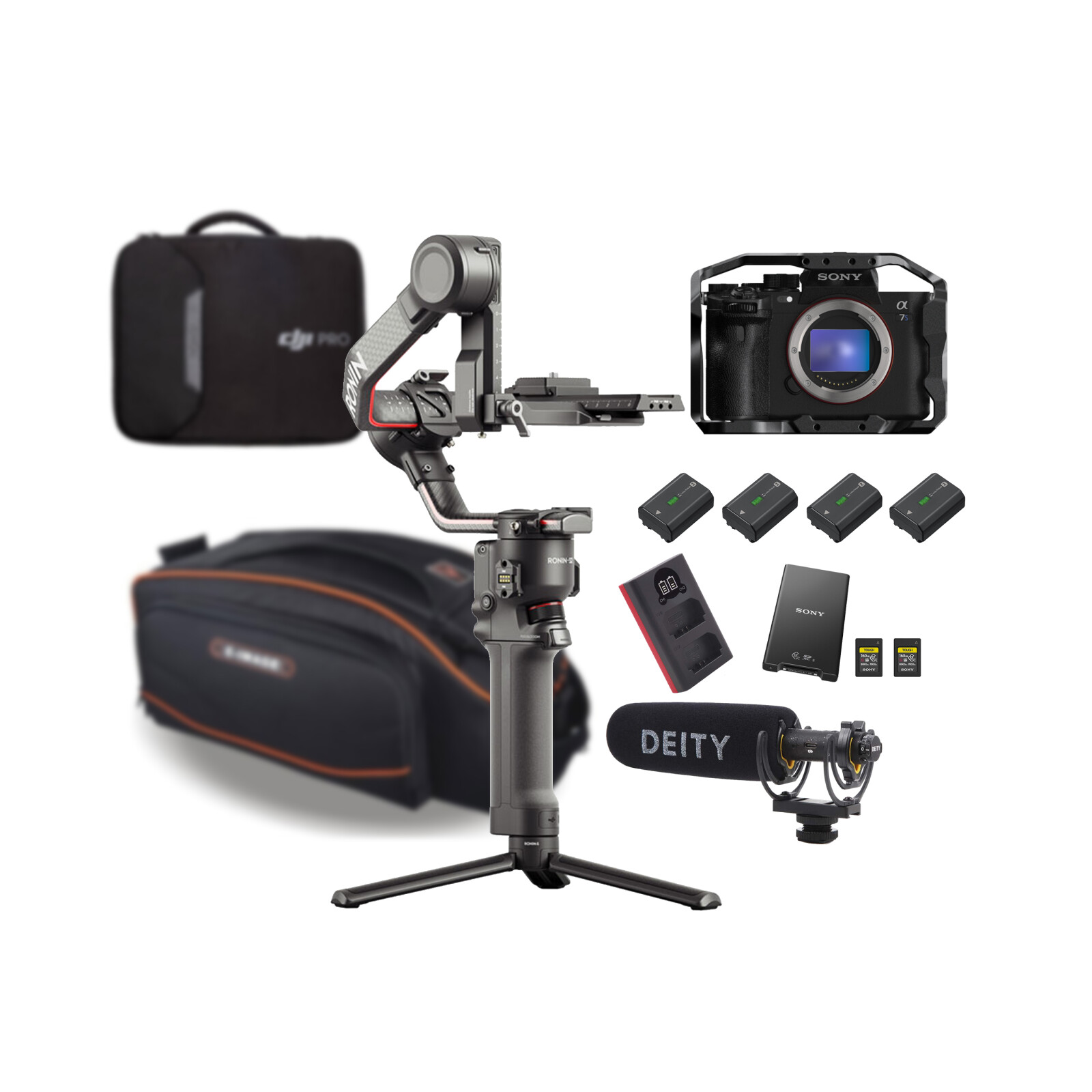 Pack Stabilisateur + A7SIII (Stabilisateur Ronin RS2 + Sony Alpha 7S3 / A7S3 / A7S 3) - Photo 1 sur 1