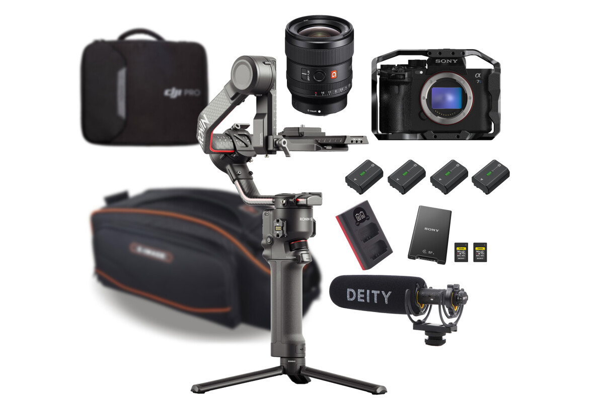 Location Pack Stabilisateur + A7SIII + 24mm 1.4 GM (Stabilisateur Ronin RS2 + Sony Alpha 7S3 / A7S3 / A7S 3) - Lightyshare