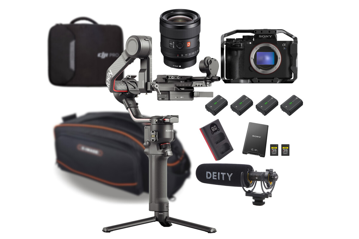 Location Pack Stabilisateur + A7SIII + 24mm 1.4 GM (Stabilisateur Ronin RS2 + Sony Alpha 7S3 / A7S3 / A7S 3) - Lightyshare