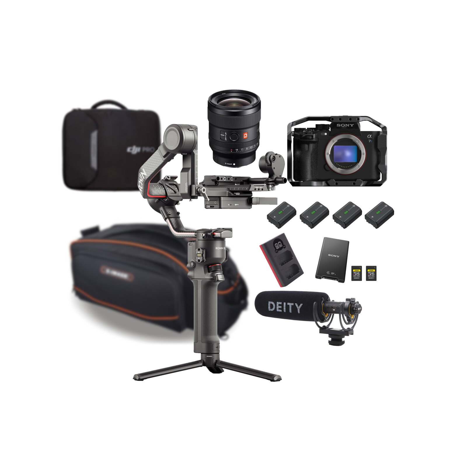Pack Stabilisateur + A7SIII + 24mm 1.4 GM (Stabilisateur Ronin RS2 + Sony Alpha 7S3 / A7S3 / A7S 3) - Photo 1 sur 1