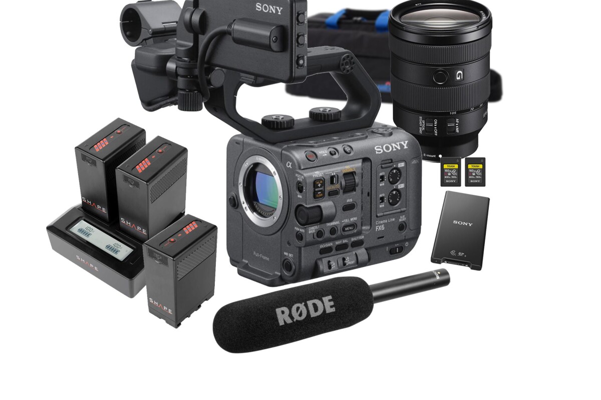 Location Sony FX6 + Objectif 24-105 mm f/4 Sony FE (Camera Sony FX 6) - Lightyshare