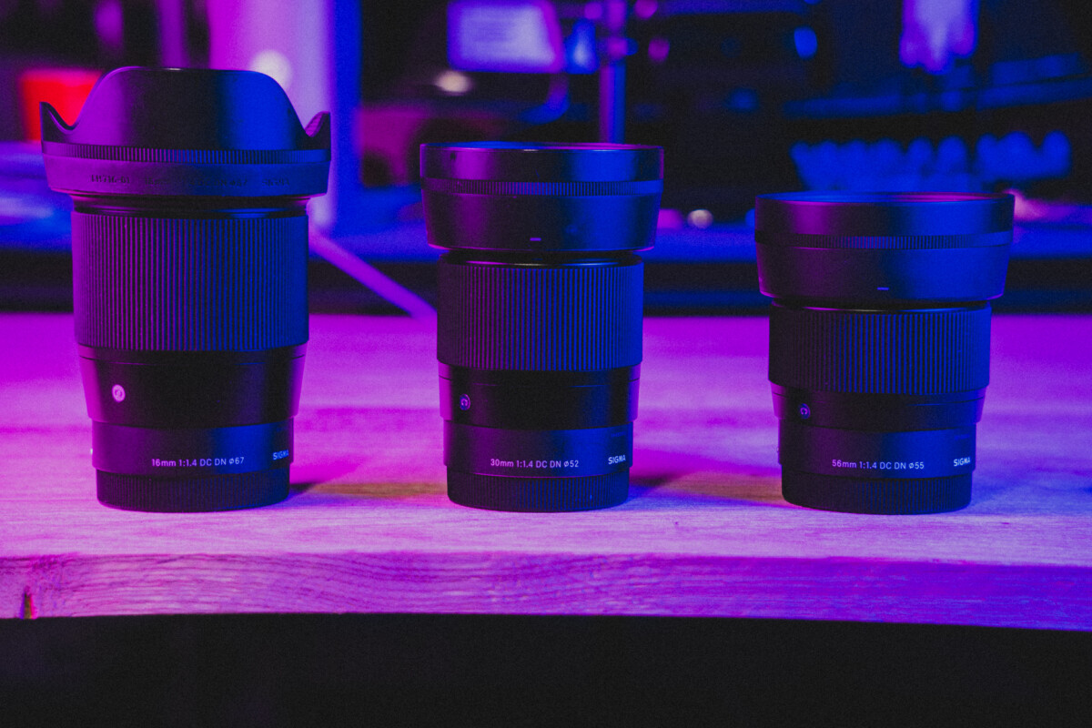 Location Pack objectifs Sigma - 16mm+30mm+56mm - Monture Sony E - Lightyshare