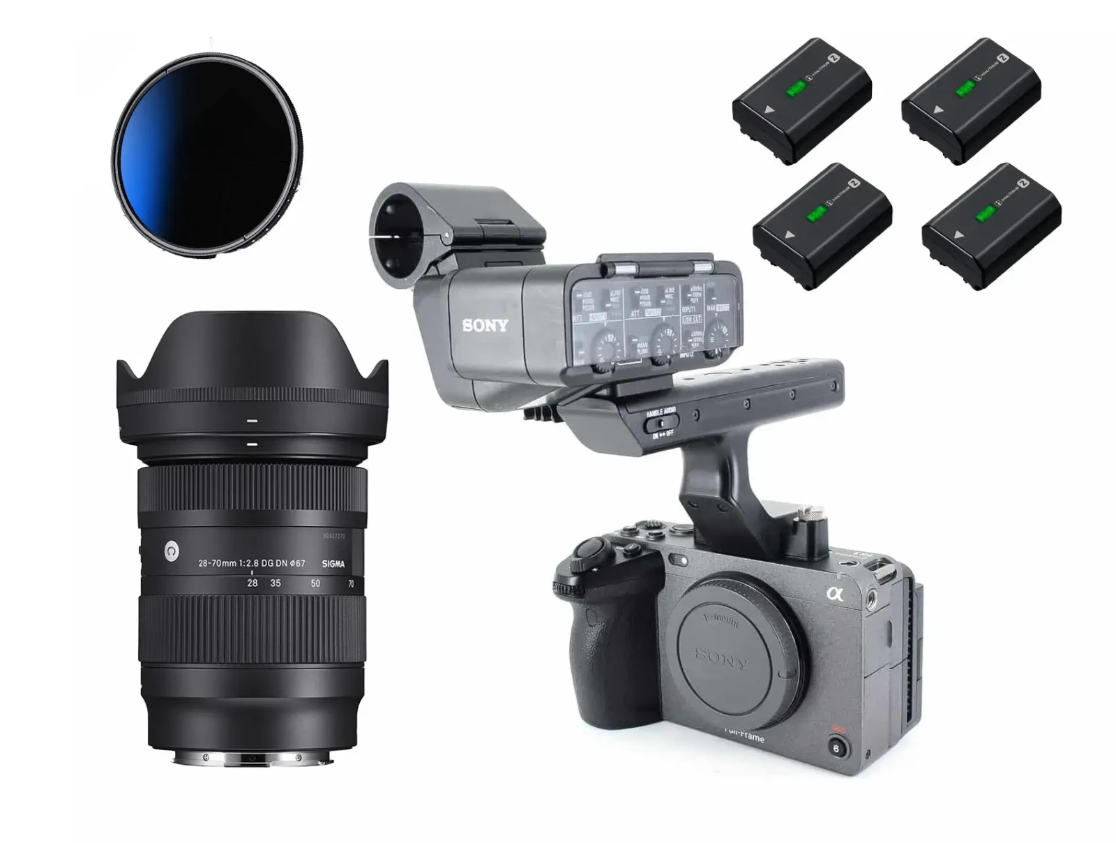 Pack Sony FX3 + Sigma 28-70mm F2.8 + Filtre ND variable - Photo 1 sur 2