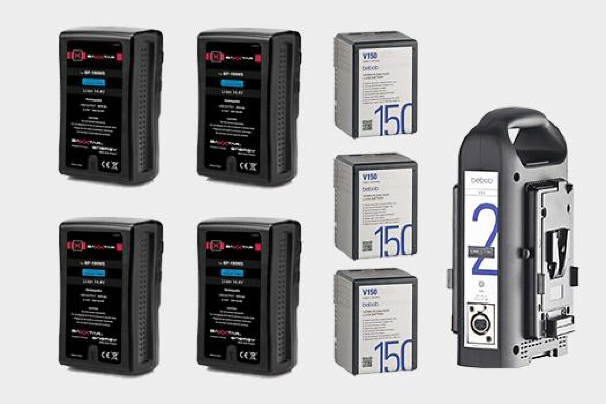 Location 7x BATTERIES V-LOCK 190wh/150wh - Lightyshare