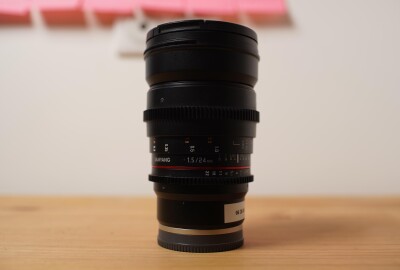 Location Objectif Samyang 24mm T1.5 VDSLR II monture SONY E
