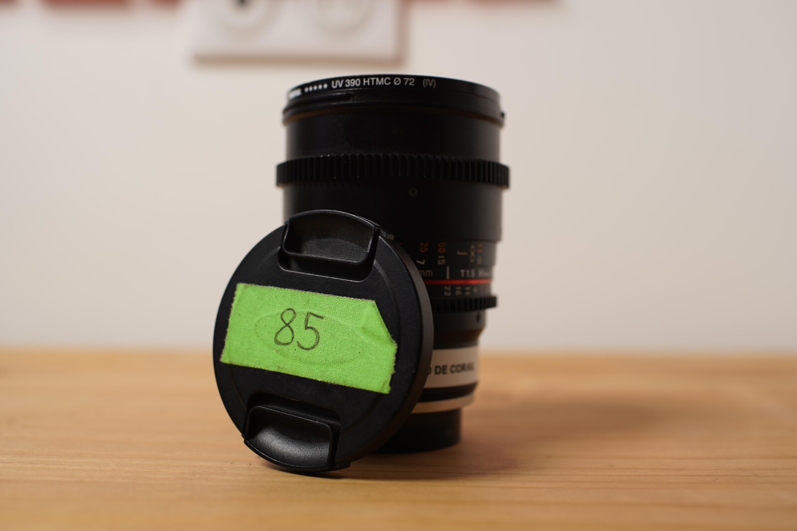 Objectif Samyang 85mm T1.5 VDSLR II monture SONY E - Photo 1 sur 4