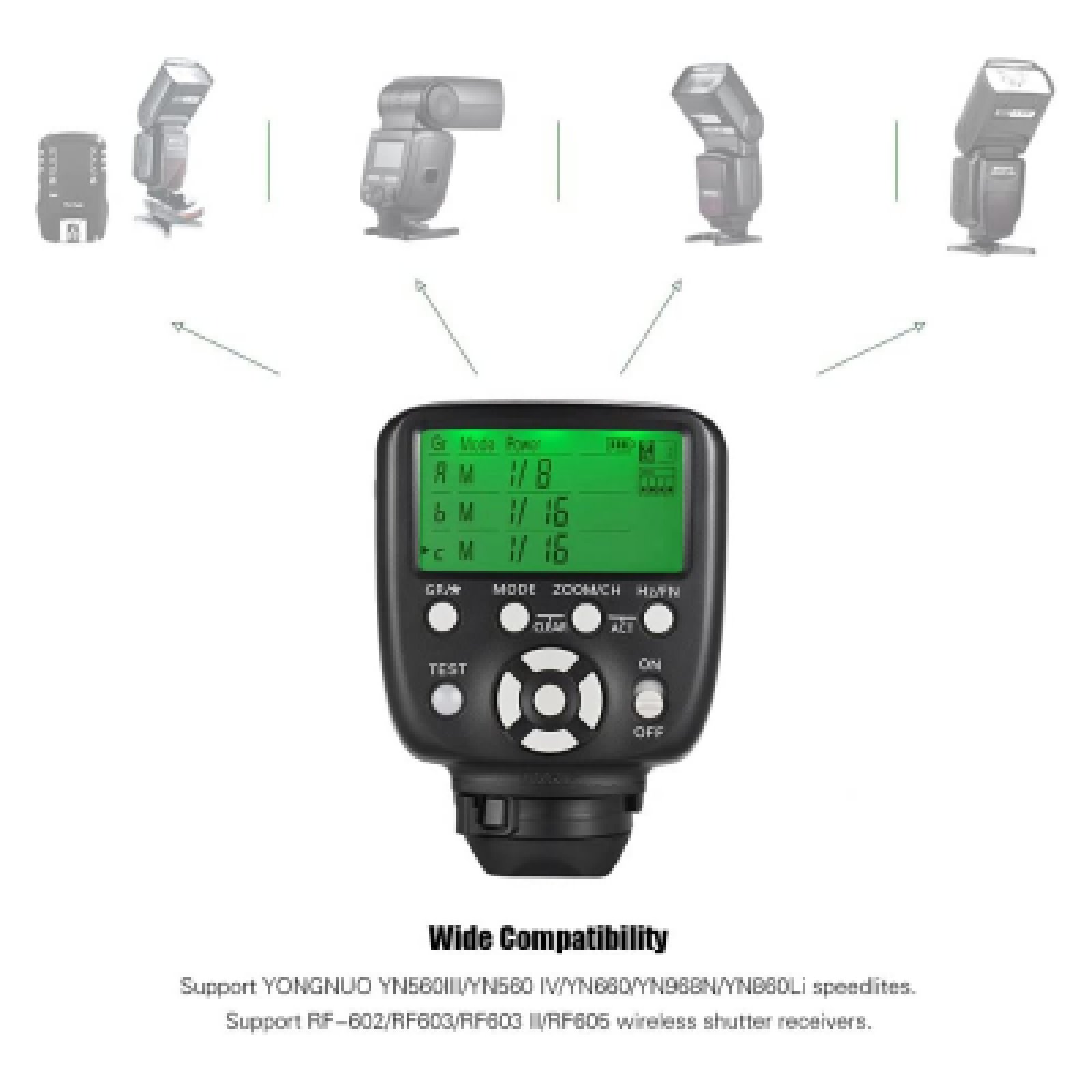 Yongnuo YN560-TX Trigger Contrôleur de Flash sans Fil pour appareils Photo DSLR Canon - Photo 4 sur 5