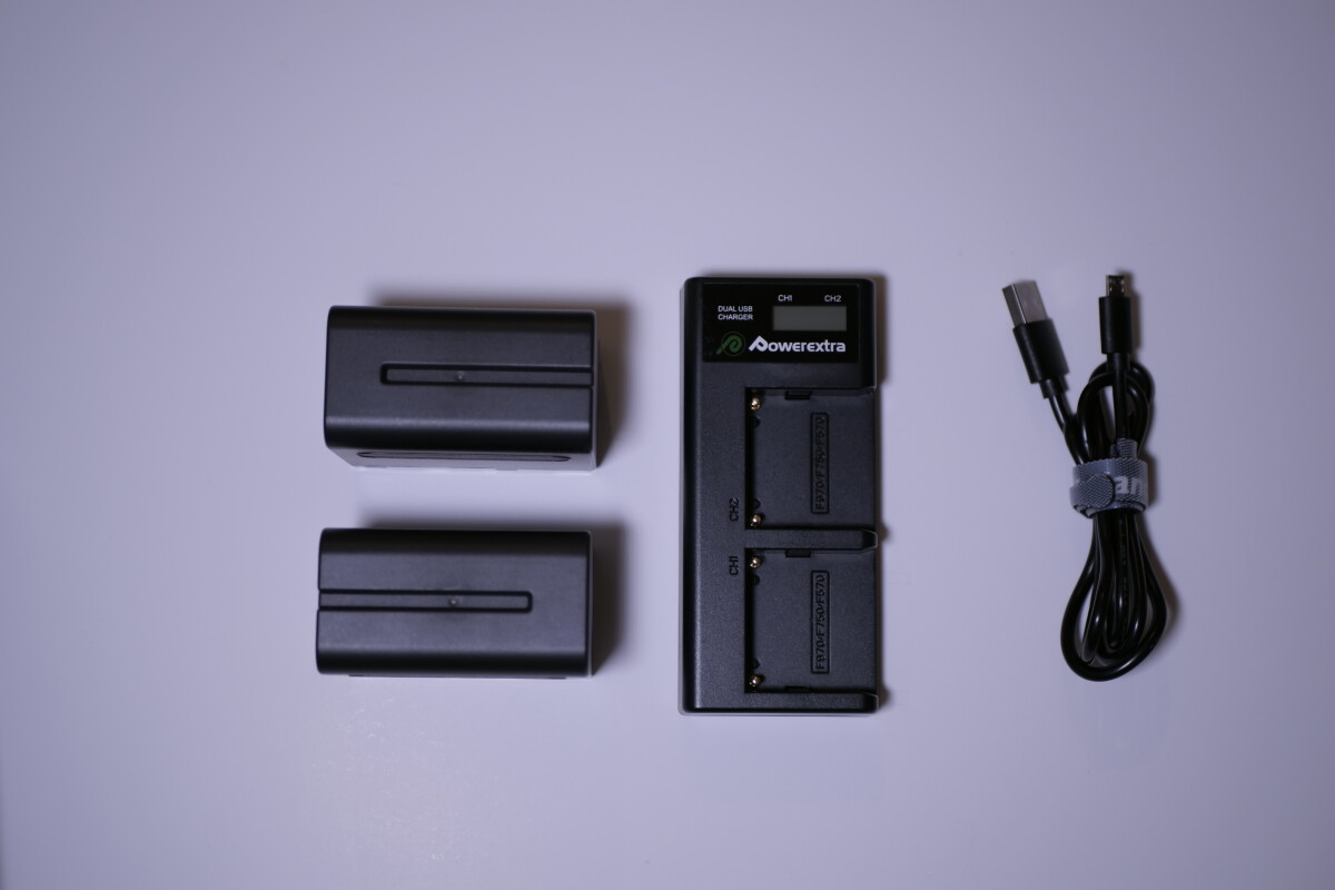 Location Batteries Powerextra NP-960/970 8800mAh x2 - Lightyshare