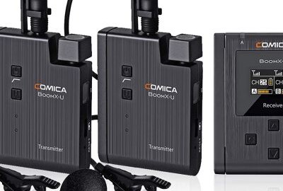 Location KIT - Lavalier UHF ( 2 X transmeteurs 1 X recepteur )  - Comica BoomX U2