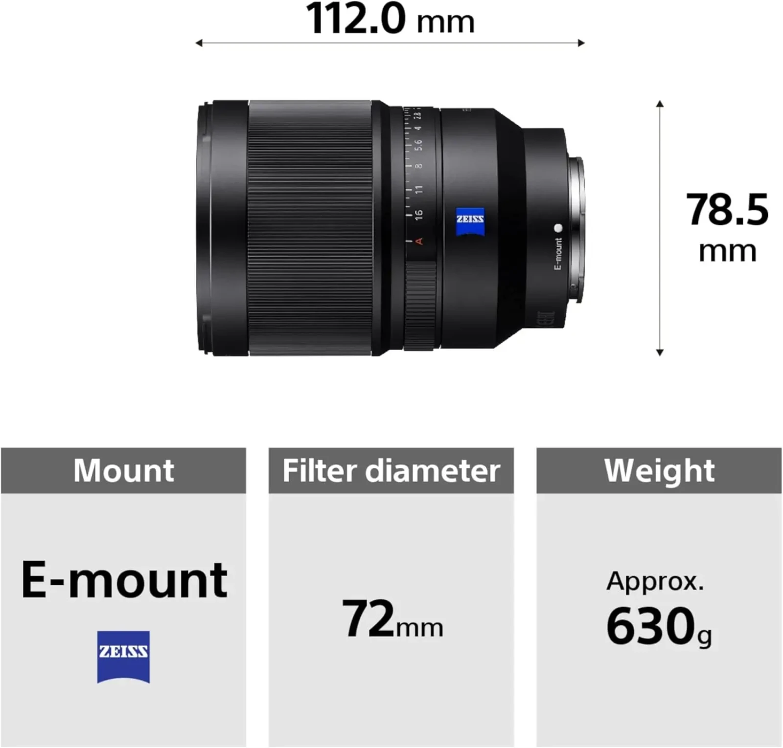 Sony 35mm Sony Zeiss Distagon F1.4 FE - Photo 2 sur 2