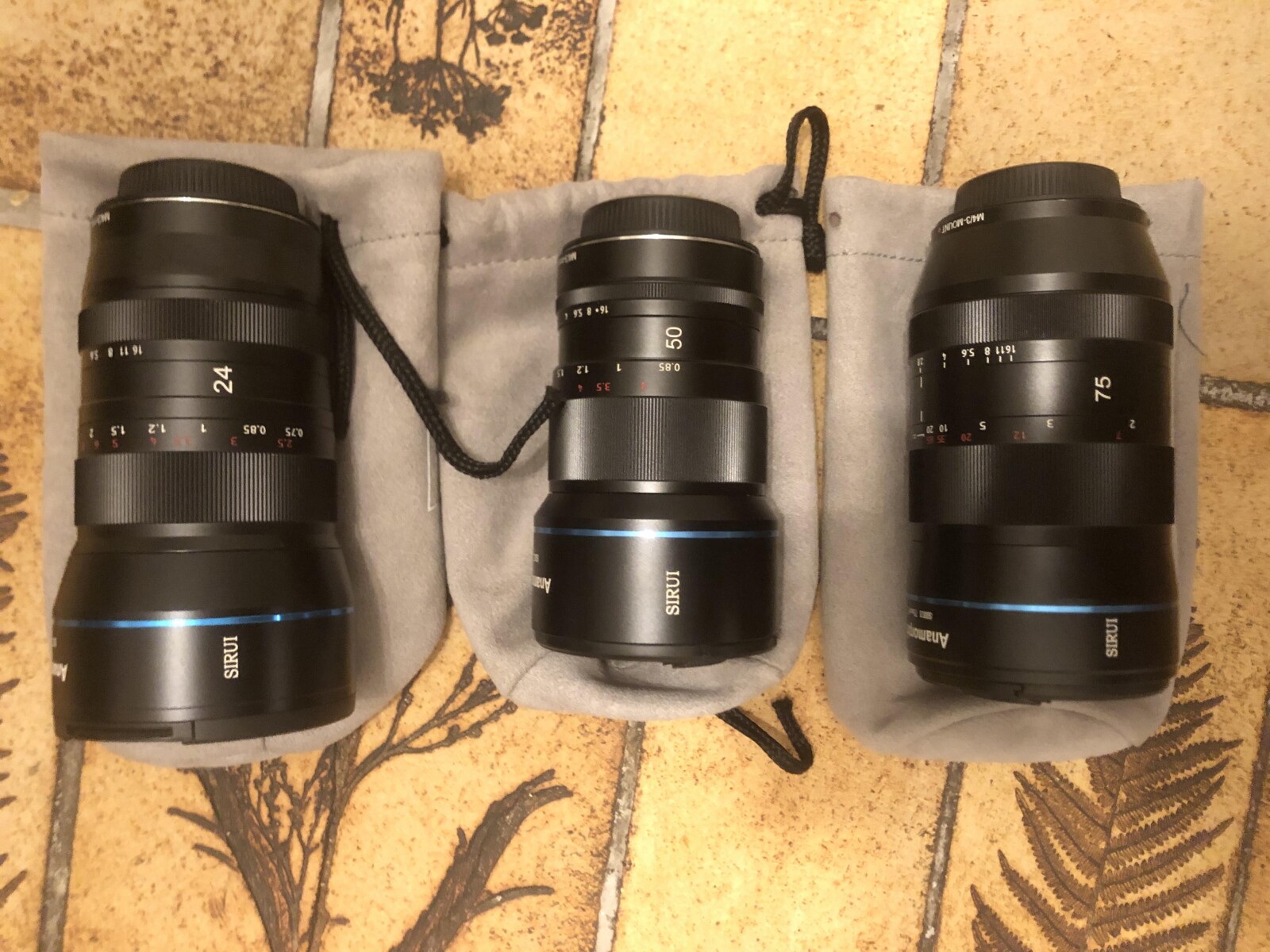 Sirui Anamorphic Pack (24,50,75) MFT  - Photo 1 sur 1