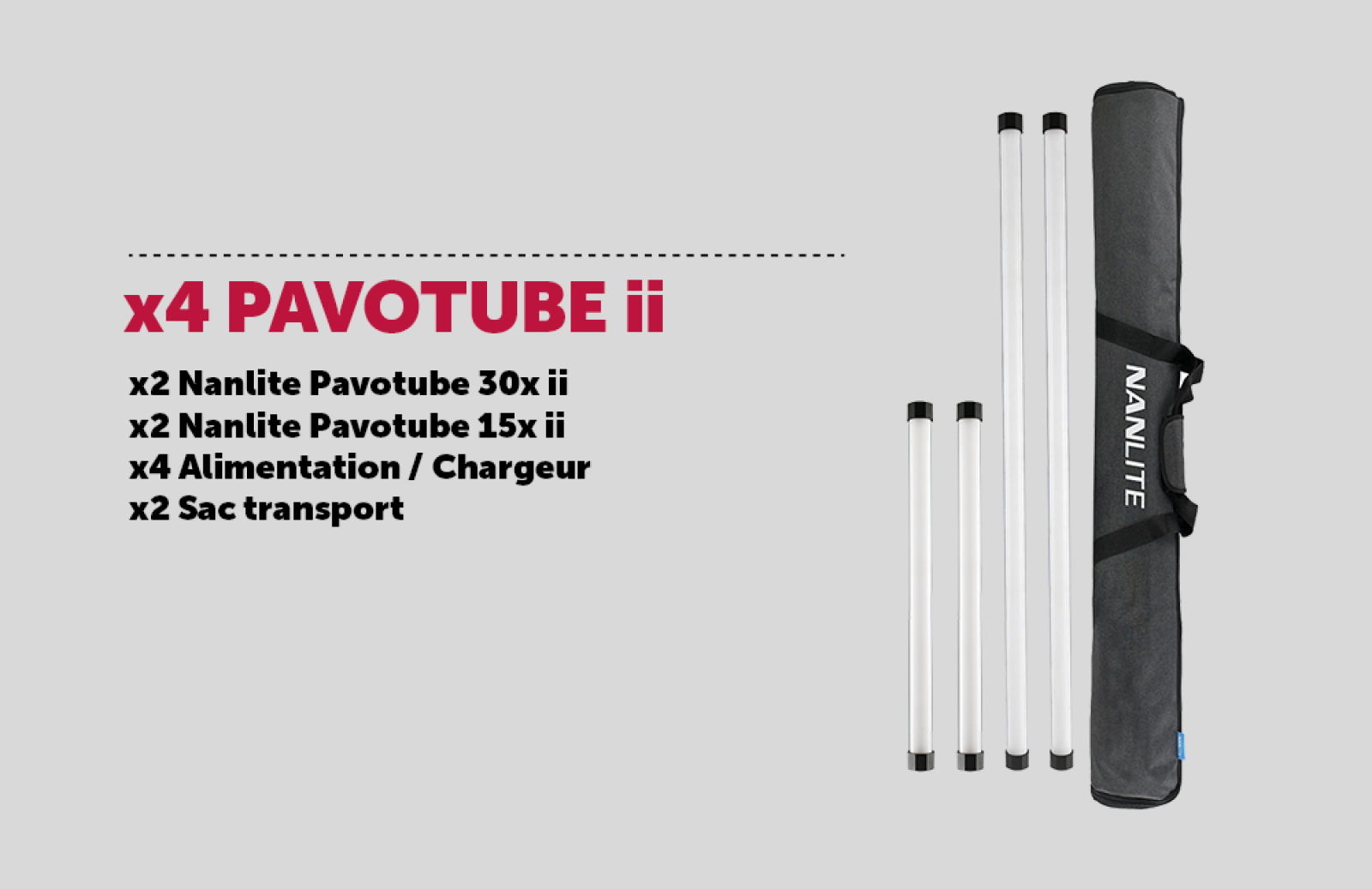 Kit x4 Pavotube 30x / 15x ii - Photo 1 sur 1