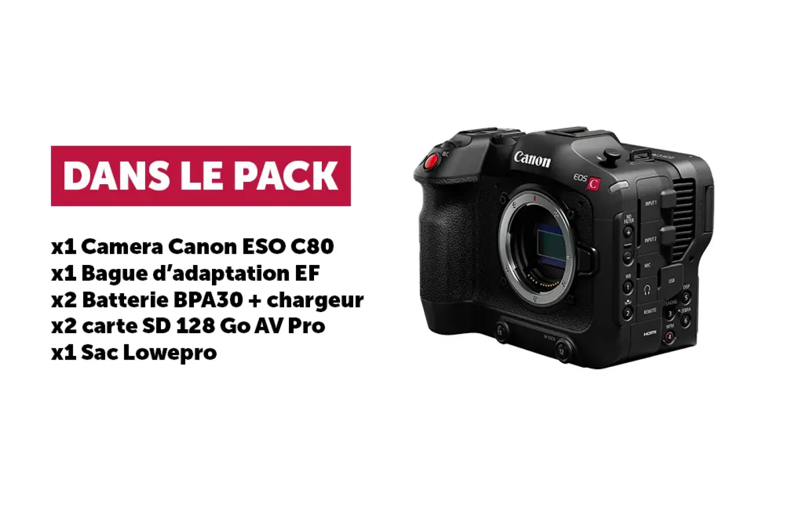 Canon EOS C80 - Photo 1 sur 1