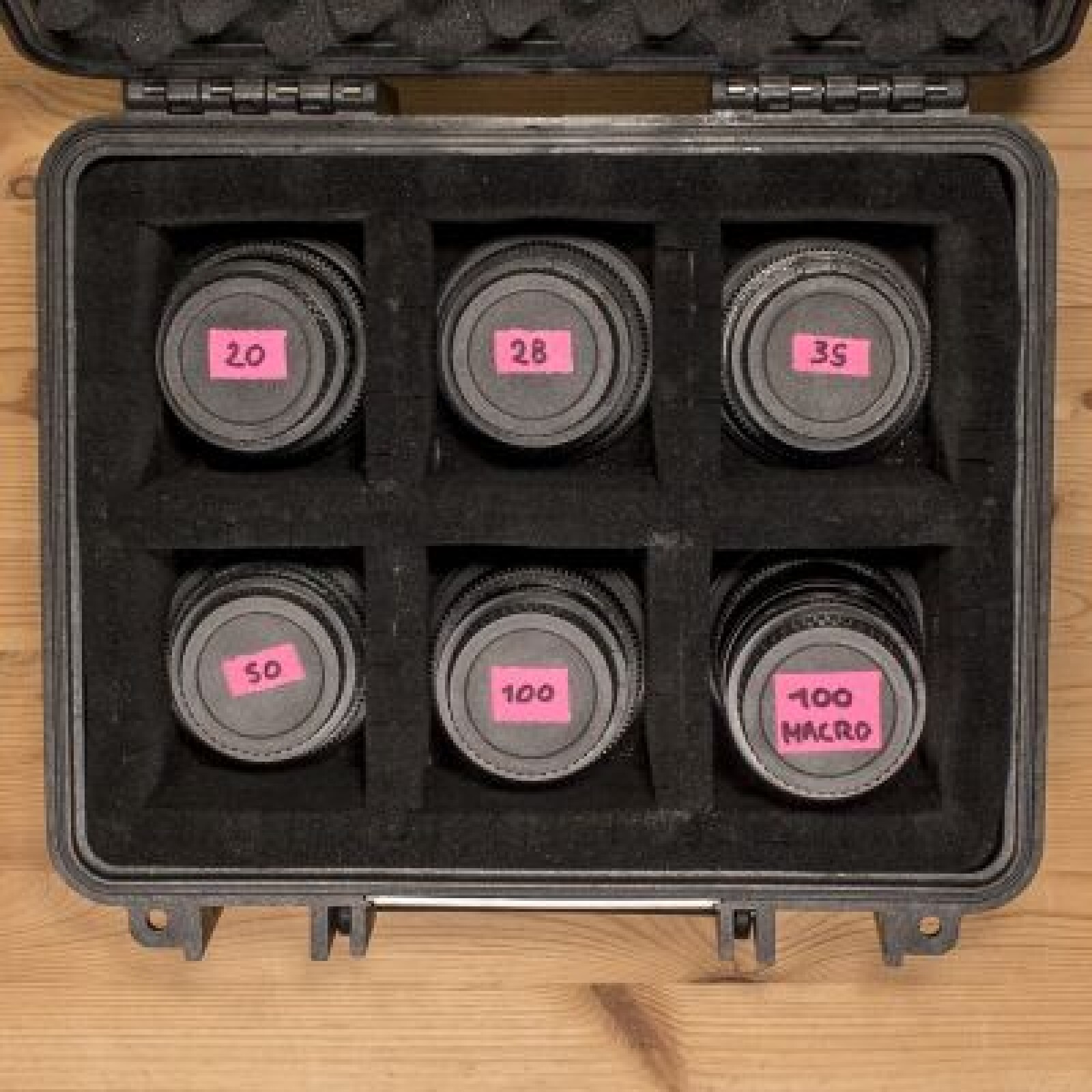 Set Canon FD Cinemod (6 optiques fixes) - Photo 4 sur 4