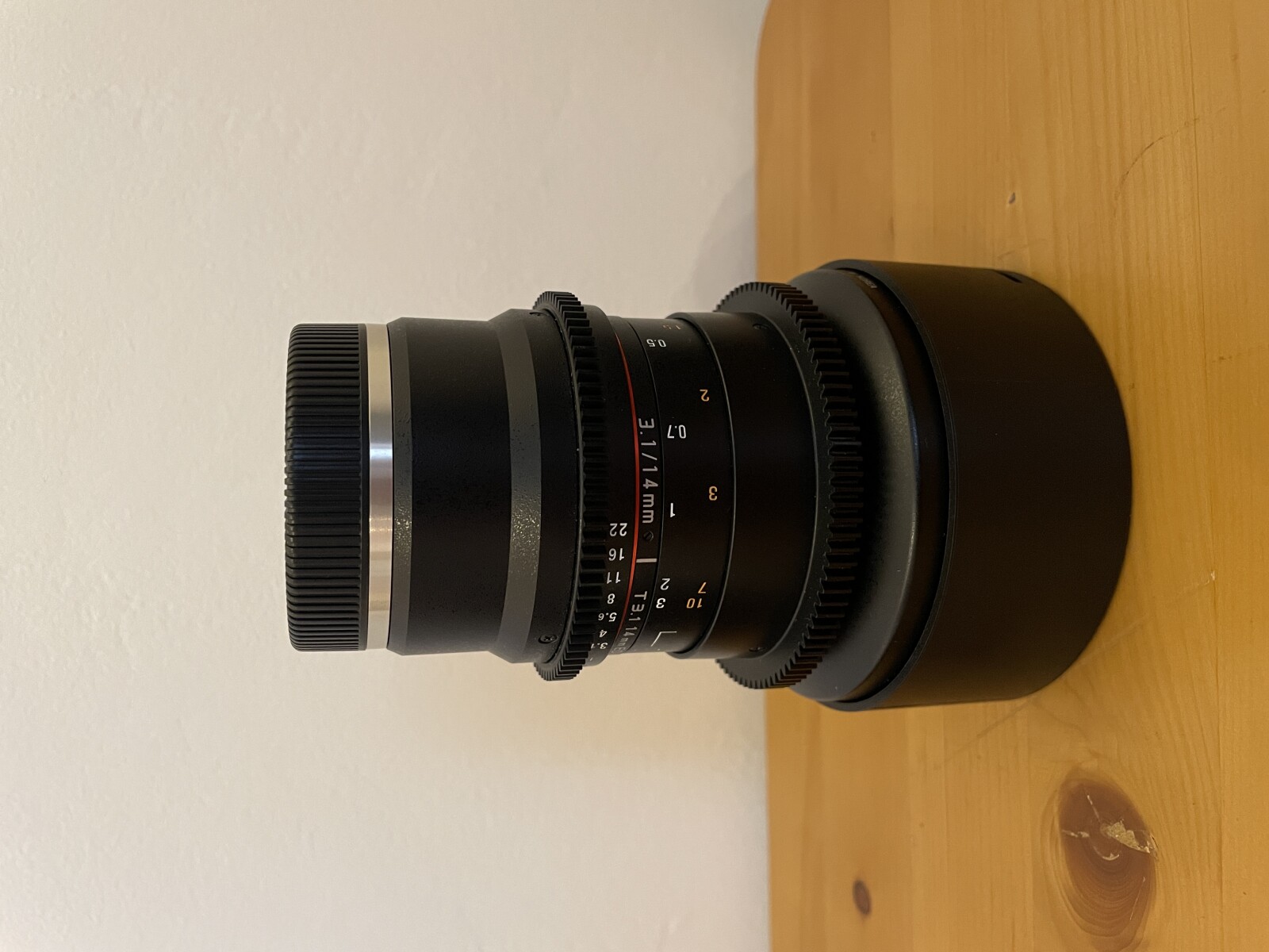 Objectif Samyang Cine Lens (VDSLR) 14mm, T3.1 monture Sony FE - Photo 4 sur 4