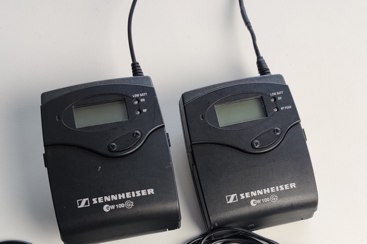 Location Micro Cravatte Sennheiser EW 100 G2 - Lightyshare