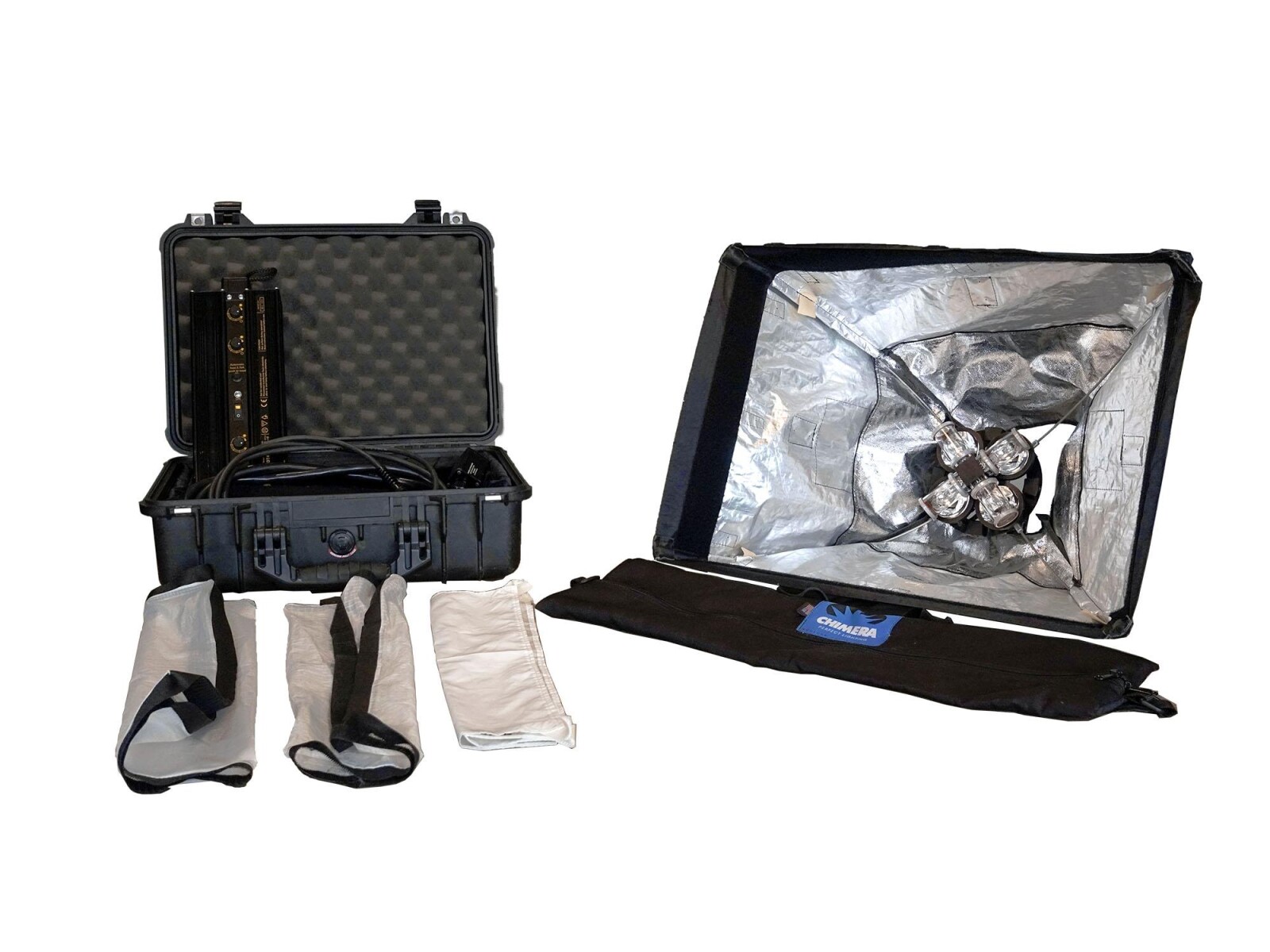 Dedolight DLH4 x 150S + Chimera softbox - Photo 2 sur 3
