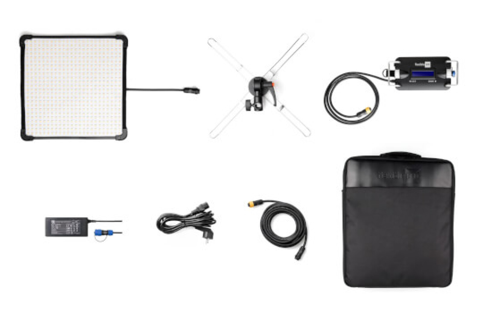 kit trépied Fomex FL600 + batterie Vlock (panneau led flexible type aladdin ou cineroïd) - Photo 2 sur 2