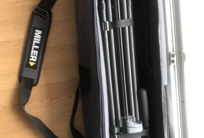 Location MILLER Trépied vidéo avec tête fluide Arrow 40P (Pour caméra vidéo jusqu'à 16kg)
