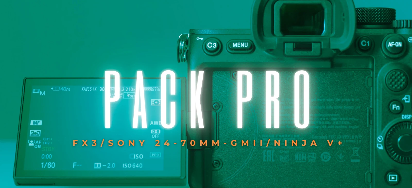 Pack Cinéma Pro - Sony FX3 - Photo 1 sur 1