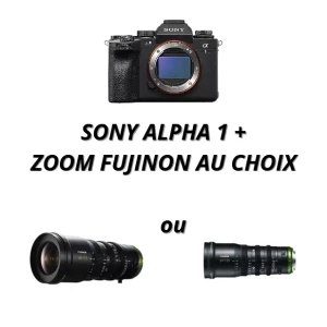 Location Pack Sony Alpha 1 + Zoom Fujinon au choix (format APS-C)