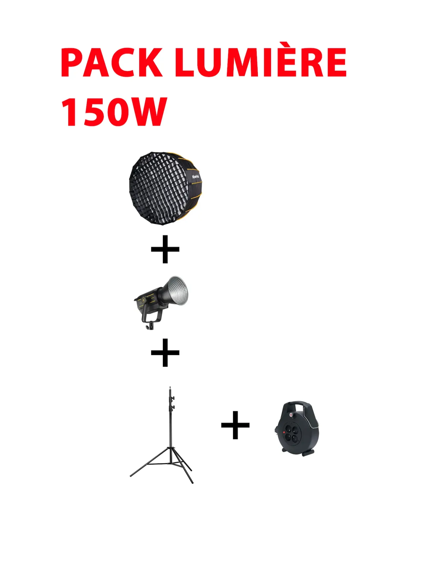 PACK LUMIÈRE 150W - Photo 1 sur 1
