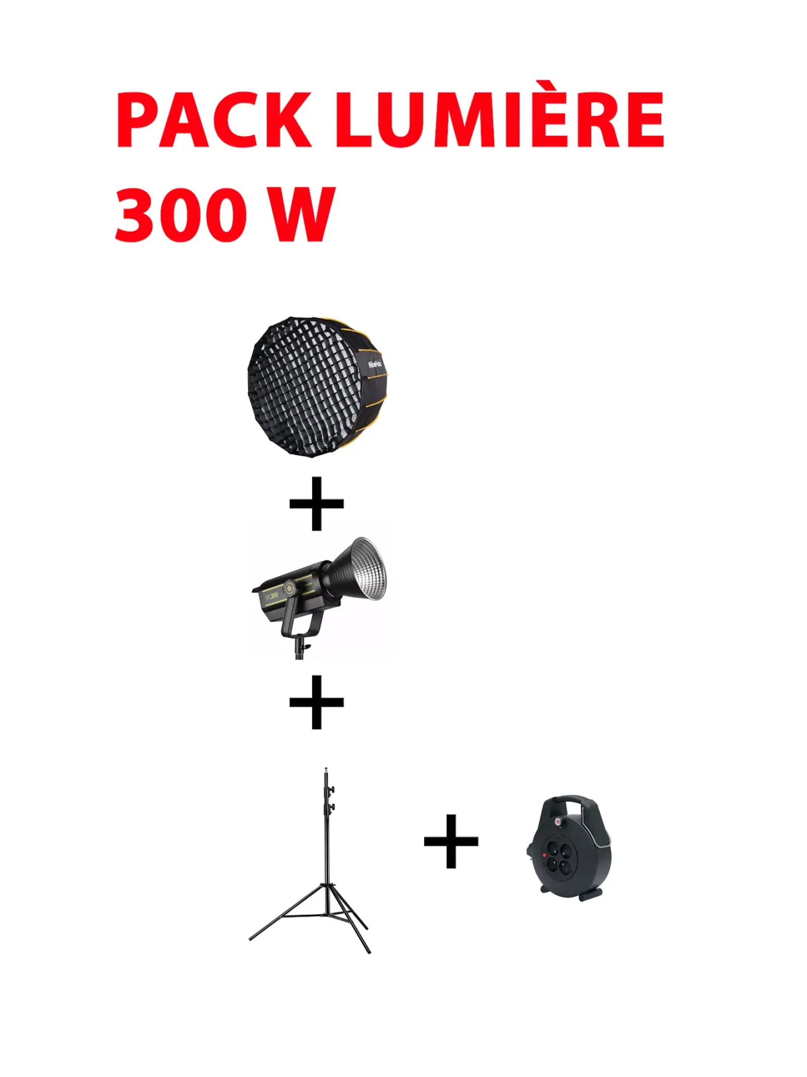 PACK LUMÈRE 300W - Photo 1 sur 1