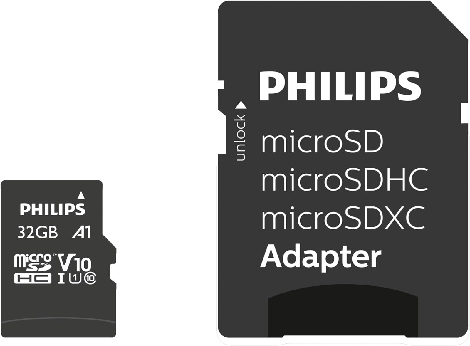Philips Micro SDHC 32GB Classe 10 - Photo 1 sur 1