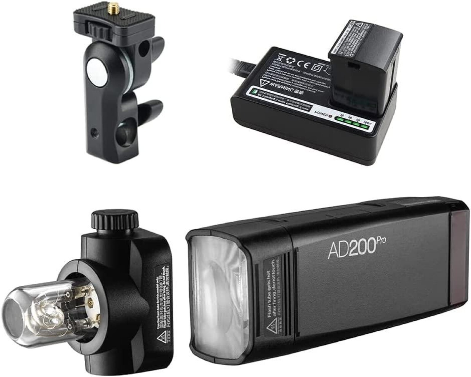 GODOX FLASH TTL AD200 + accessoires + godox C-PRO canon - Photo 2 sur 2