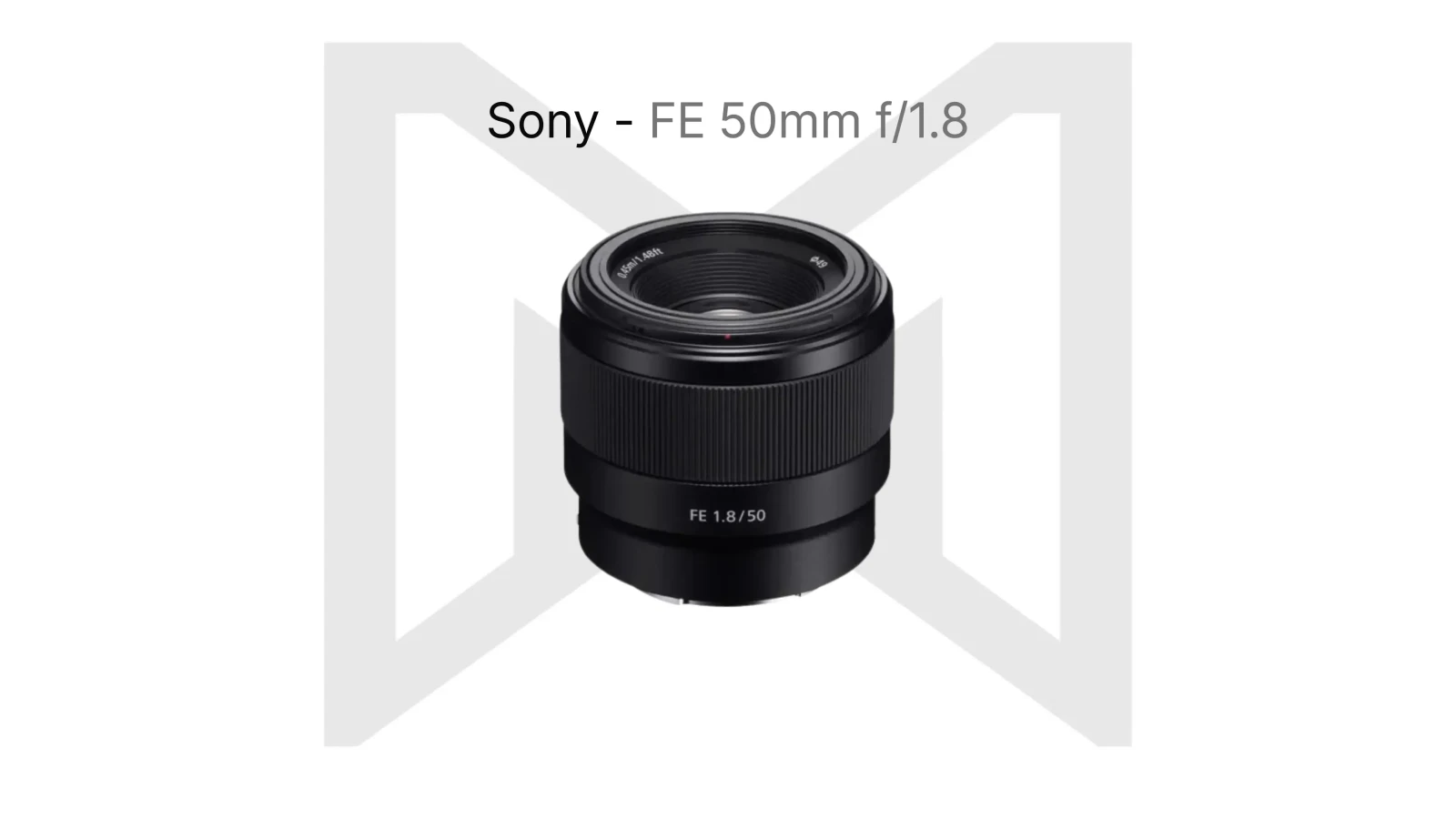 Sony FE 50mm f/1.8 - Photo 1 sur 1