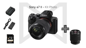 Location Kit Photo - Sony a7II avec un objectif Sony FE 28-70mm f/3.5-5.6 OSS