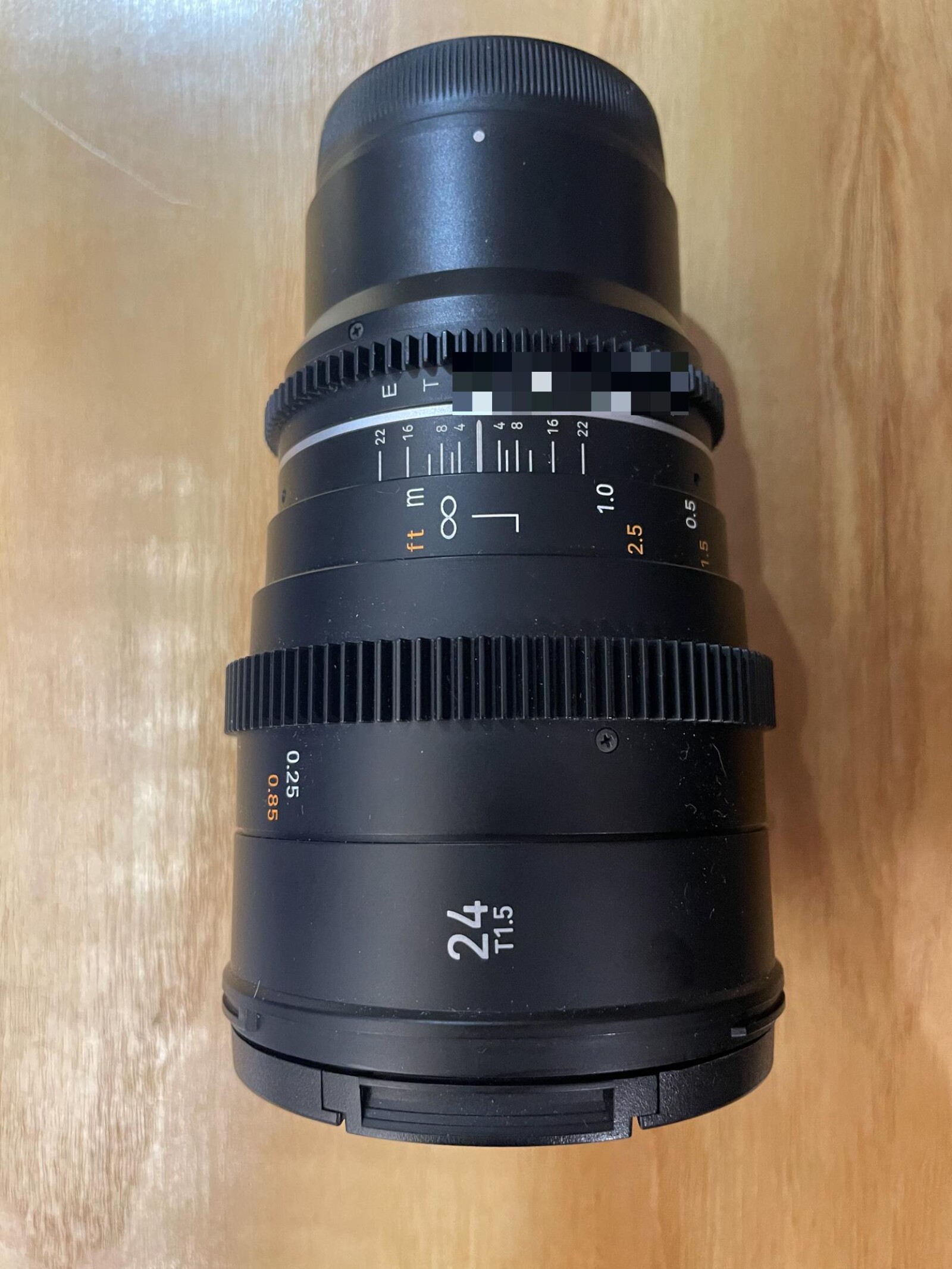 optique ciné Samyang 24mm T1.5  VDSLR MK2 - Photo 1 sur 2