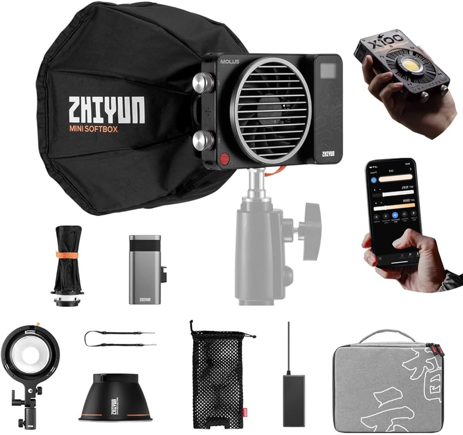 Projecteur LED Zhiyun Molus X100 - Photo 1 sur 1