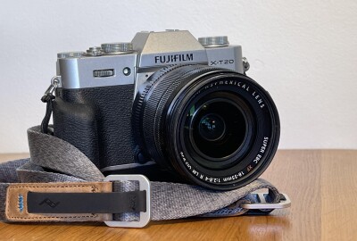 Location FUJIFILM X-T20, avec double objectif et accessoires.