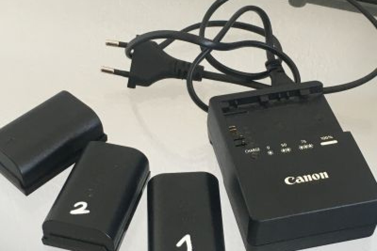 Location 3x Batteries  LP-E6 Canon + Chargeur - Lightyshare