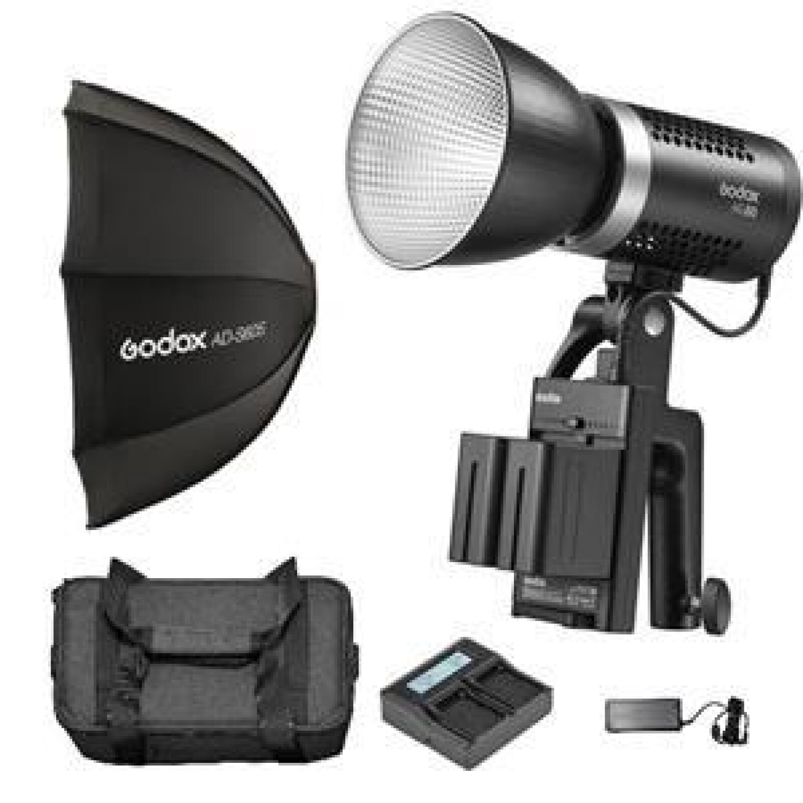 Kit godox ML 60W avec trépied et softbox - Photo 1 sur 2