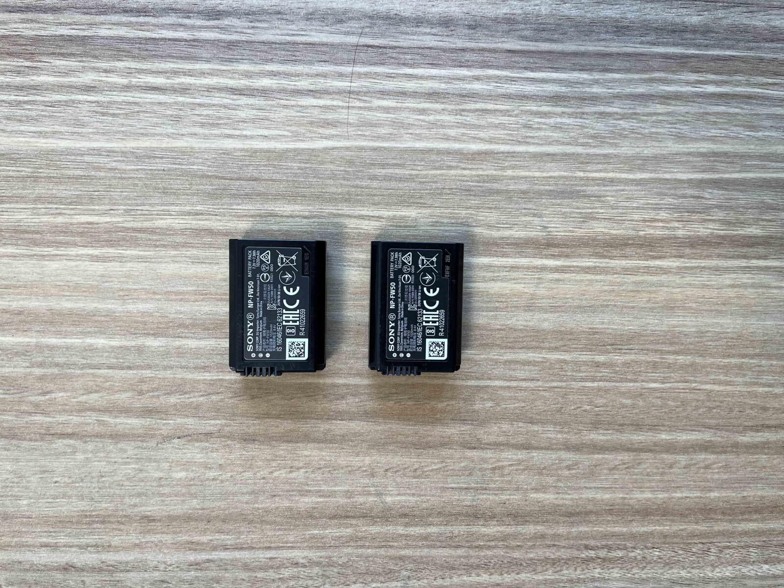 2x Sony NP-FW50 - Batteries - Photo 1 sur 1