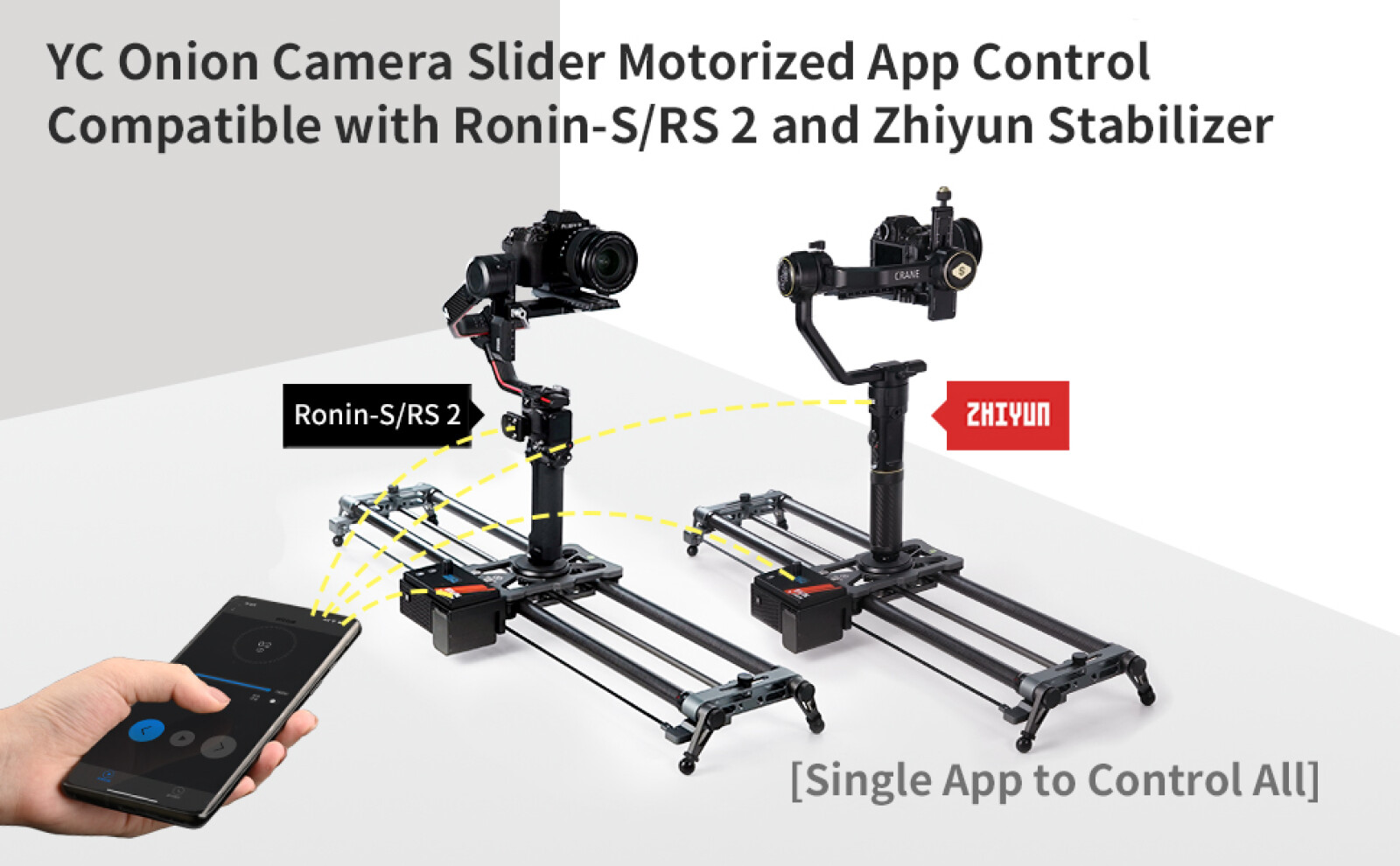 Slider Motorisé pour travelling - 120cm (avec possibilité de controle via Application) - Photo 2 sur 3