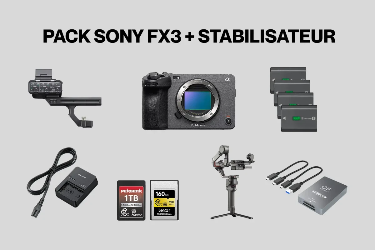 Location Sony FX3 + Stabilisateur DJI Ronin S2 - Lightyshare