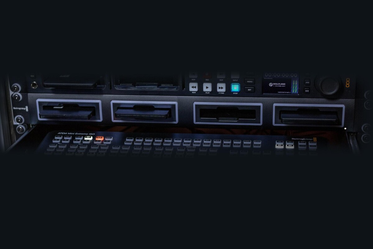 Location Kit Blackmagic Multidock 10G enregistreur SSD - Lightyshare