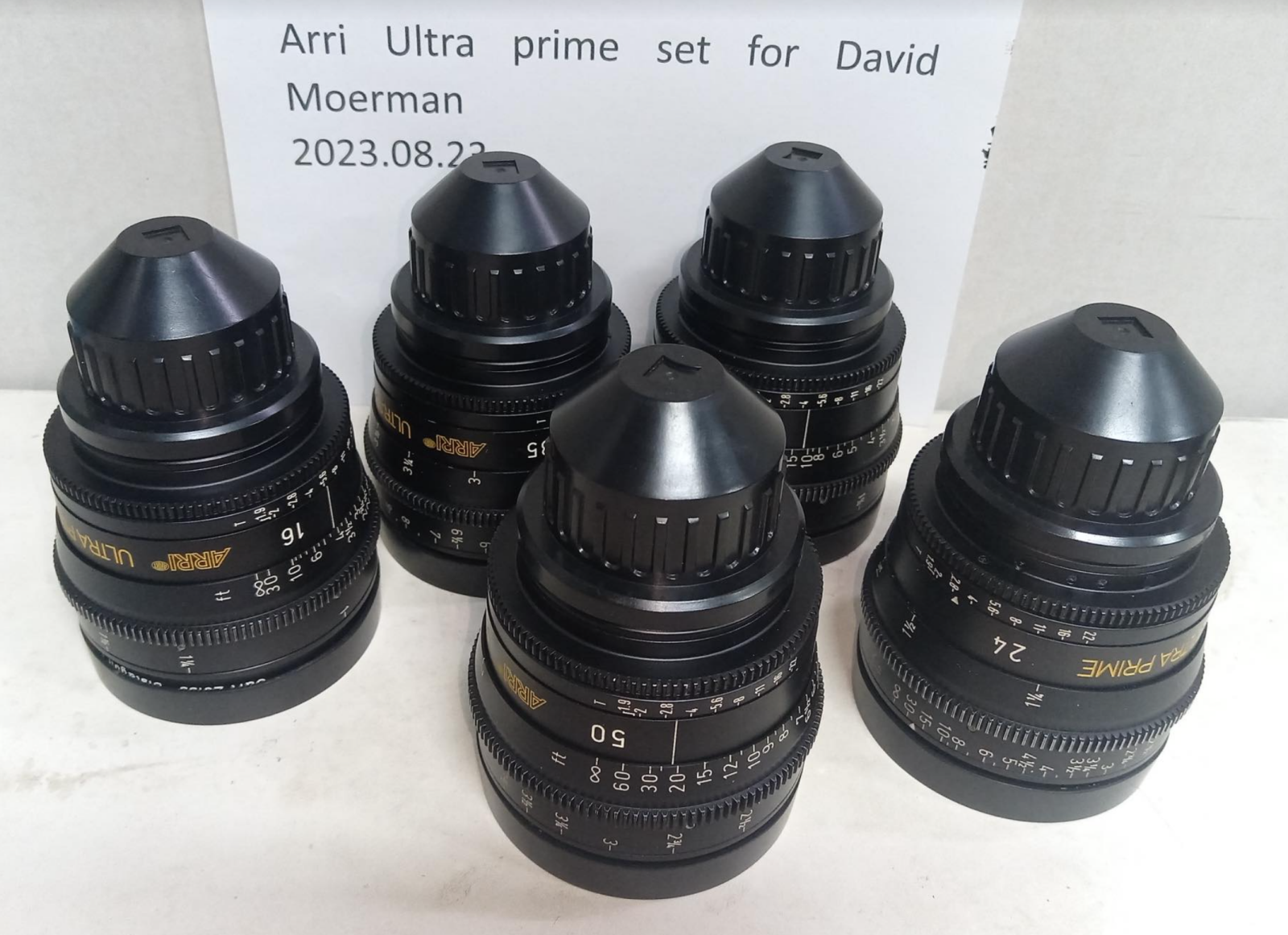 Set ARRI Zeiss Ultraprime  - Photo 2 sur 9