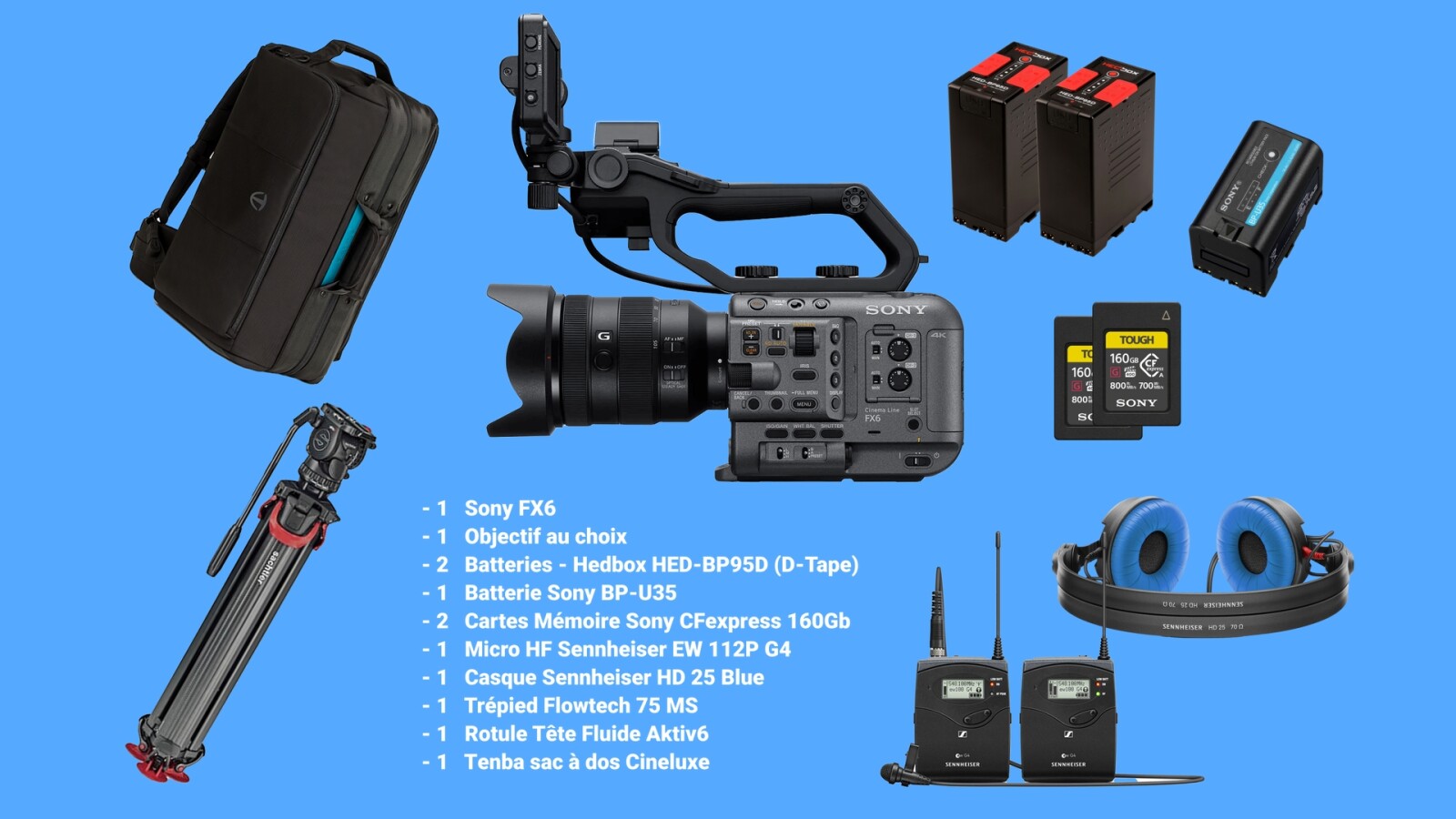 Pack FX6 - Le Pack Interview - Photo 1 sur 1