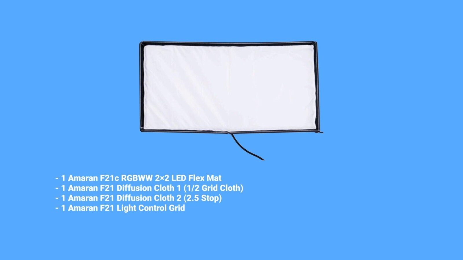 AMARAN F21C – PANNEAU LED FLEXIBLE RGB - Photo 1 sur 1