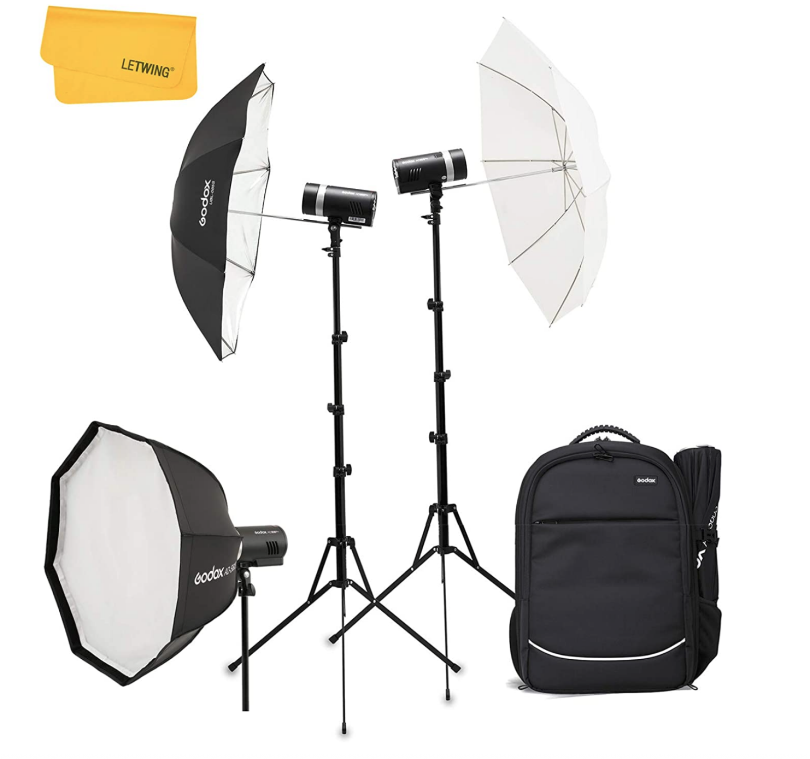 Kit flash Godox AD300Pro x2 + accessoires - Photo 1 sur 4