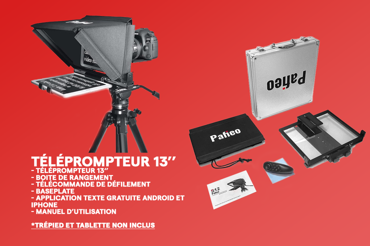 Location Téléprompteur 13" Pafieo S12 - Lightyshare