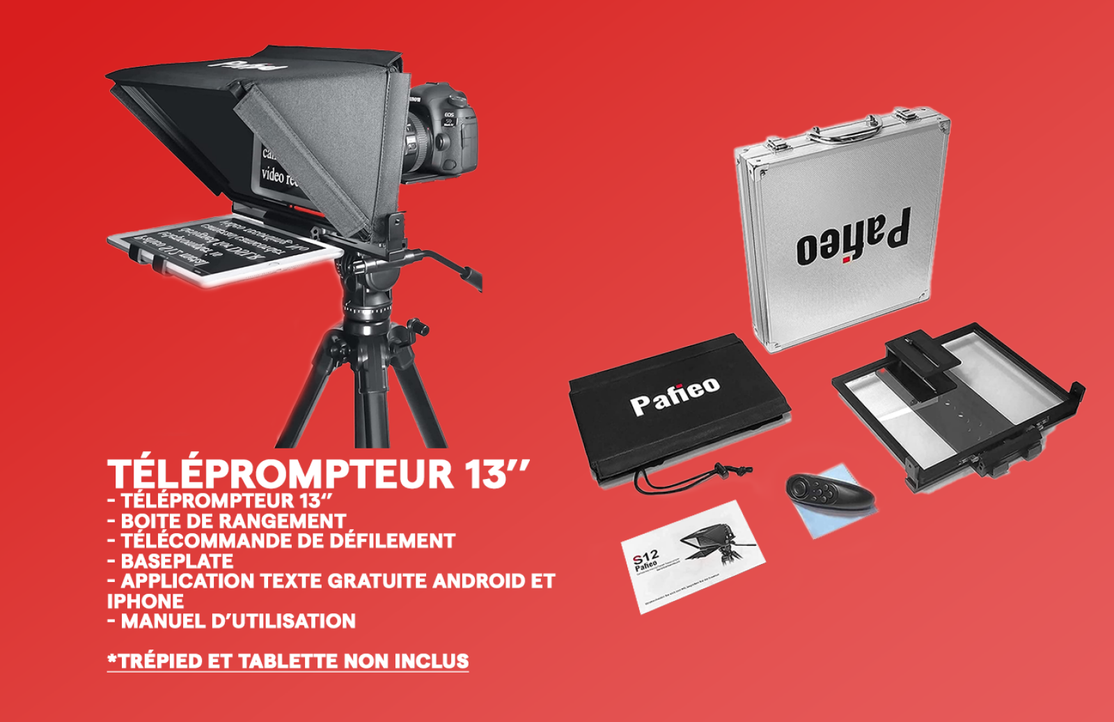 Téléprompteur 13" Pafieo S12 - Photo 1 sur 1