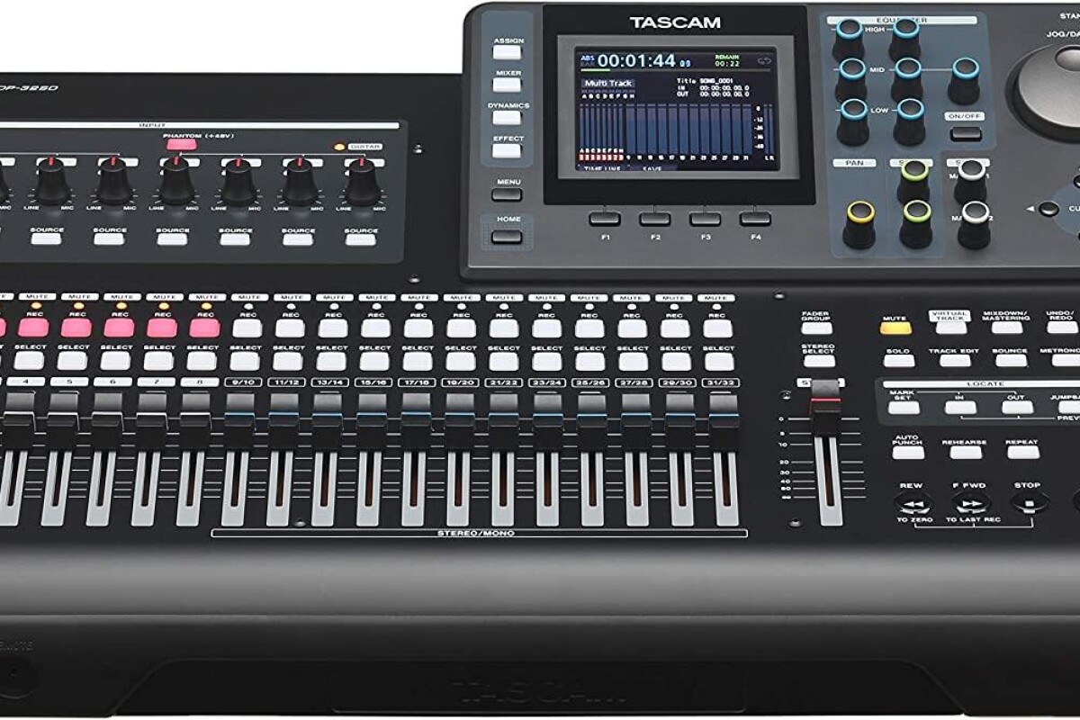Location Tascam DP-32sd Console enregistrement - Lightyshare
