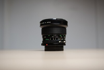 Location Objectif Canon New FD 20mm F/2.8