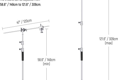 Location Neewer C Stand Acier Inoxydable